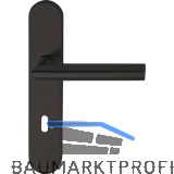 MARCHESI Dr�ckergarnitur GEHRUNG, BB 90, Edelstahl schwarz matt