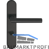 MARCHESI Dr�ckergarnitur GEHRUNG, WC 90 links, Edelstahl schwarz matt