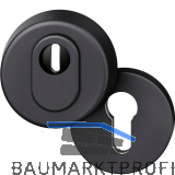 FSB Sicherheitsrosette 73 7393 rund, PZ, Aluminium schwarz matt