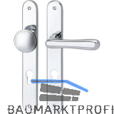 Haust�rwechselgt. ELEGANT 22 - auf Langschild PZ88, Messing verchromt