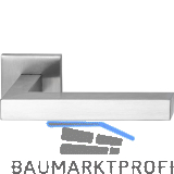 MARCHESI Dr�ckerpaar SQUARE auf Flachrosette, Edelstahl matt