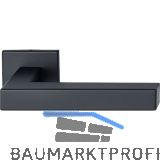 MARCHESI Dr�ckerpaar SQUARE, T�rst�rke 38-45 mm, Edelstahl schwarz matt