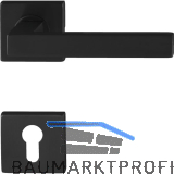 MARCHESI Dr�ckergarnitur CHIA PZ, mit St�tznocken, Edelstahl schwarz matt