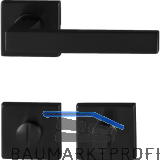 MARCHESI Dr�ckergarnitur CHIA WC, mit St�tznocken, Edelstahl schwarz matt