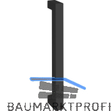 MARCHESI T�rgriff QUADRA 30 x 30, L�nge 600, Edelstahl schwarz pulverbeschichtet