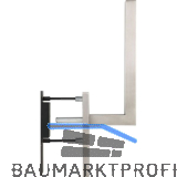MARCHESI Hebeschiebegarnitur MALM� mit Muschelgriff, Edelstahl matt