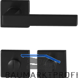 MARCHESI Dr�ckergarnitur CHIA WC, ohne St�tznocken, Edelstahl schwarz matt