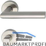 MARCHESI Dr�ckergarnitur GEHRUNG WC, ohne St�tznocken, Edelstahl matt