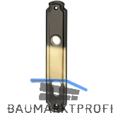 MARCHESI Langschild SCH�NBRUNN - PZ 88, Messing patiniert