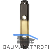 MARCHESI Langschild SCH�NBRUNN - WC 90, Messing patiniert