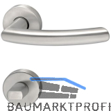 MARCHESI Dr�ckergarnitur ARC - auf Rosette WC, 38 - 45, Edelstahl matt
