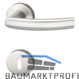 MARCHESI Dr�ckergarnitur RIGA - auf Rosette BB, 38 - 45, Edelstahl matt