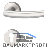 MARCHESI Dr�ckergarnitur RIGA - auf Rosette PZ, 38 - 45, Edelstahl matt