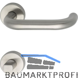 MARCHESI Dr�ckergarnitur HARMONIE - auf Rosette WC, 38 - 45, Edelstahl matt