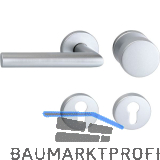 FH-Wechselgarnitur GEHRUNG - auf Rosette PZ, VK 8/8,5, 38 - 45, Edst. matt, L