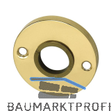 MARCHESI Dr�ckerrosette 50 mm, Ansatz 18 mm, Messing poliert
