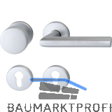 FH-Wechselgarnitur GEHRUNG - auf Rosette PZ, VK 8/8,5, 38 - 45, Edst. matt, R