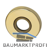 MARCHESI Dr�ckerrosette 50 mm, Ansatz 18 mm, Messing poliert, verdeckt