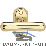 MARCHESI Fenstergriff ELEGANT - sichtbar geschraubt, 7x35, Messing poliert