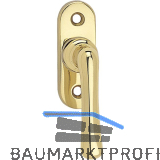 MARCHESI Fenstergriff ELEGANT -sichtbar geschraubt,7x35,kleine Rosette,poliert