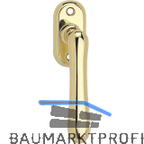 MARCHESI Fenstergriff ELEGANT - sichtbar geschraubt, 32 x 65, Messing poliert