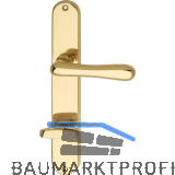 MARCHESI FH Dr�ckergarnitur ELEGANT 22 - auf Schild WC 90, Messing poliert