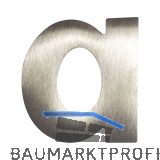 Kleinbuchstabe a, H�he 60 mm, Edelstahl