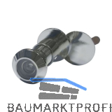 T�rgucker � 12 mm, Weitwinkel 170�, TS 50-80 mm, Messing verchromt