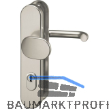 GRUNDMANN Sicherheits-Wechselgarnitur 1752 U-Form, KZS, RC2, Edelstahl matt