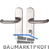 GRUNDMANN Sicherheits-Dr�ckergarnitur 1752 U-Form, KZS, RC2, Edelstahl matt