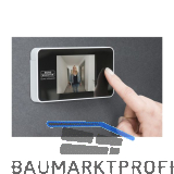 Video-T�rspion Door eGuard DG 8100, Weitwinkel 105�, Kunststoff schwarz/wei�