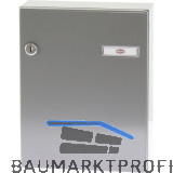 RENZ T�r-Durchwurfbriefkasten SERIE 17, 260 x 330 x 100 mm, Stahl RAL 9007