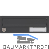 RENZ Ersatzt�re f�r Hausbrieffachanlage 300 x 110 mm, basaltgrau RAL7012