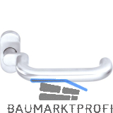 OGRO Dr�ckerlochteil PREMIUM 8100 A/6620 - mit Rosette, Alu silber eloxiert