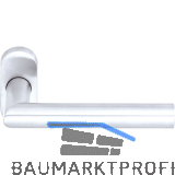 OGRO Dr�ckerlochteil PREMIUM 8906 FS/6620 - mit Rosette, Alu silber eloxiert