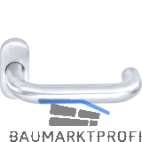 OGRO Dr�ckerlochteil PREMIUM 8100 FS/6621 - mit Rosette, Alu silber eloxiert