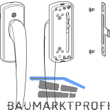 HAUTAU ATRIUM HKS Drehgriff 202 AG, f�r Aufsatzgetriebe, rechts, silber eloxiert