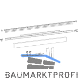 HAUTAU ATRIUM HKS 200Z/160S/SP Schienen-Set, FFB 1251-1450 mm, silber