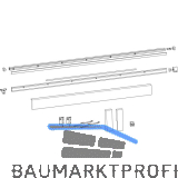 HAUTAU ATRIUM HKS 200Z/160S/SP Schienen-Set, FFB 1451-1650 mm, silber