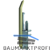 GEZE Balkont�rheber Huba Fix, Stahl verzinkt/Aluminium neusilber eloxiert