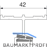 HAUTAU ATRIUM HS F�hrungsschiene Nr. 5, L=6500 mm, Alu silber eloxiert