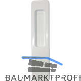 HAUTAU ATRIUM HS Griffmuschel au�en, Aluminium wei� RAL 9016