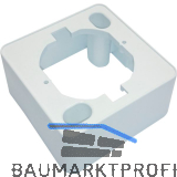 HAUTAU Aufputzrahmen f�r Zeitschaltuhr, Kunststoff wei�