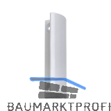 HAPS Balkont�rgriff L�nge 65mm, Aluminium wei� RAL 9016