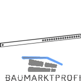 HAUTAU ATRIUM HS Verbindungsstange flach, Gr. 200, FFB 1501-2000, Stahl