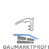 HAUTAU ATRIUM HS Dichtung Nr.1, oben f�r F�hrungsschiene, L=6,50 M, schwarz