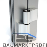 HAHN T�rband 4 AT, 2-teilig 20/86/58 mit Ankerschraube, wei� RAL 9016