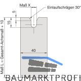 HAUTAU Gabelmitnehmer f�r Verriegelungsantrieb SM2, X=8,3 mm, Achsma� 75 mm