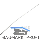 HAUTAU FL190 Flexibles Gest�nge mit Zubeh�r Rund/Flachbogen L=1700 mm wei�