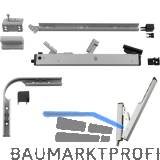 HAUTAU FL190 �ffnerschere mit Universal-Fl�gelbock Ausf�hrung E silber